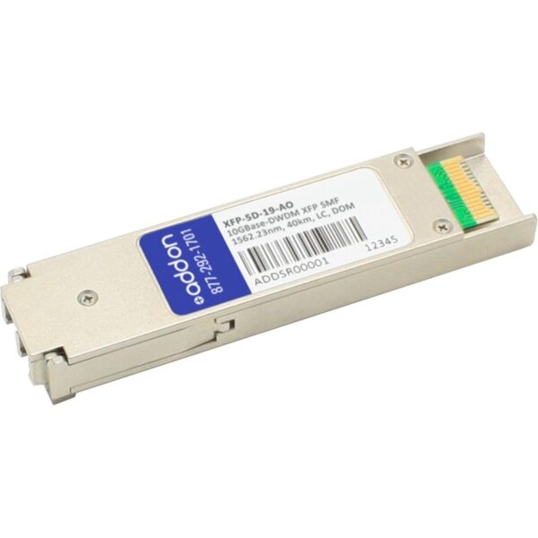 AddOn Rad XFP-5D-19 Compatible TAA Compliant 10GBase-DWDM 100GHz XFP Transceiver (SMF, 1562.23nm, 40km, LC, DOM)