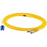 AddOn 10m FC (Male) to LC (Male) Yellow OS2 Duplex Fiber OFNR (Riser-Rated) Patch Cable