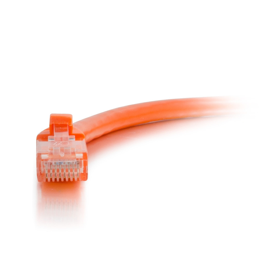 C2G 6ft Cat6a Unshielded Ethernet - Cat 6a Network Patch Cable - Orange - Image 3