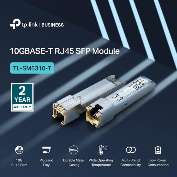 TP-Link TL-SM5310-T -10GBase-T RJ45 SFP+ Module