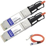AddOn Dell 470-ABPM Compatible TAA Compliant 100GBase-AOC QSFP28 to QSFP28 Direct Attach Cable (850nm, MMF, 10m)