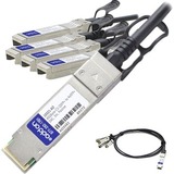 AddOn Extreme Networks 10321 Compatible TAA Compliant 40GBase-CU QSFP+ to 4xSFP+ Direct Attach Cable (Passive Twinax, 3m)