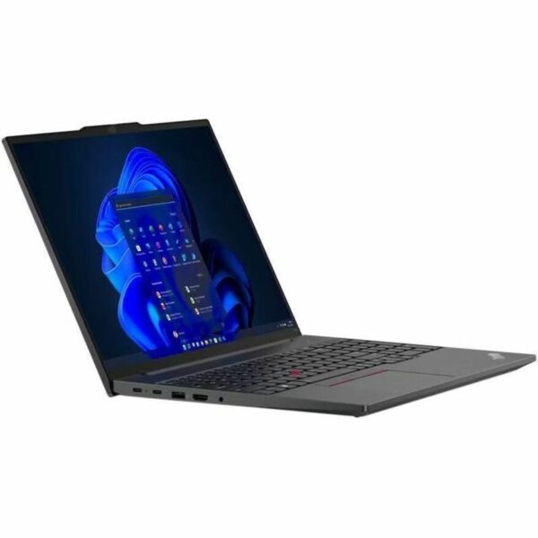 Lenovo ThinkPad E16 Gen 1 21JN003YUS 16" Notebook - WUXGA - 1920 x 1200 - Intel Core i5 13th Gen i5-1335U Deca-core (10 Core) 1.30 GHz - 16 GB Total RAM - 8 GB On-board Memory - 256 GB SSD - Graphite Black