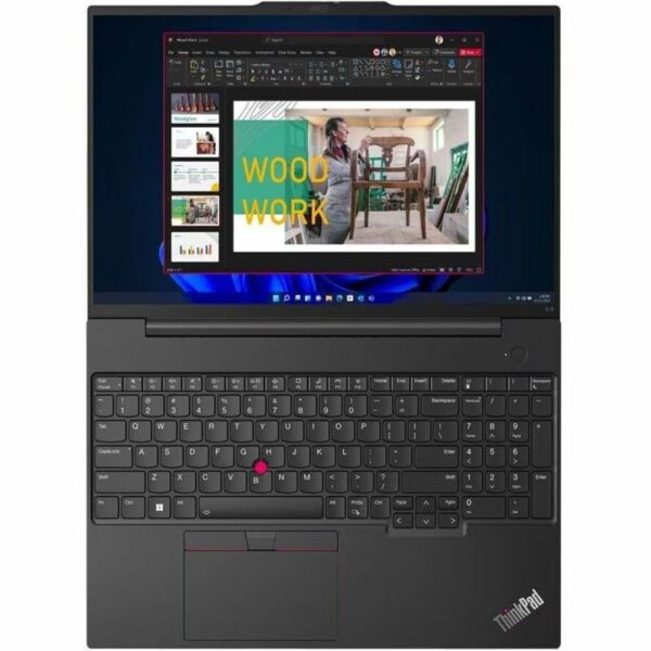 Lenovo ThinkPad E16 Gen 1 21JN003YUS 16" Notebook - WUXGA - 1920 x 1200 - Intel Core i5 13th Gen i5-1335U Deca-core (10 Core) 1.30 GHz - 16 GB Total RAM - 8 GB On-board Memory - 256 GB SSD - Graphite Black