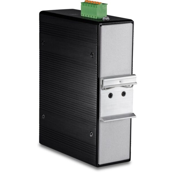 TRENDnet 12-Port Hardened Industrial Gigabit PoE+ Layer 2+ Managed DIN-Rail Switch, 240W Power Budget, Hardened IP30 Network Ethernet Gigabit PoE+ Switch, Lifetime Protection, Black, TI-PG1284i