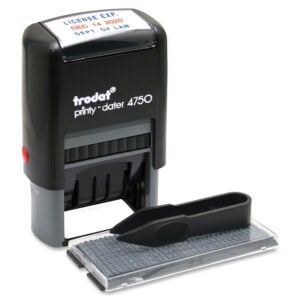 Trodat® Self-Inking Do It Yourself Message Dater 3/4 x 1 7/8