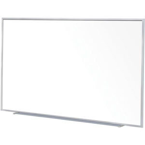 Ghent Magnetic Projection Porcelain Whiteboard - Aluminum Frame - 5'H x 8'W