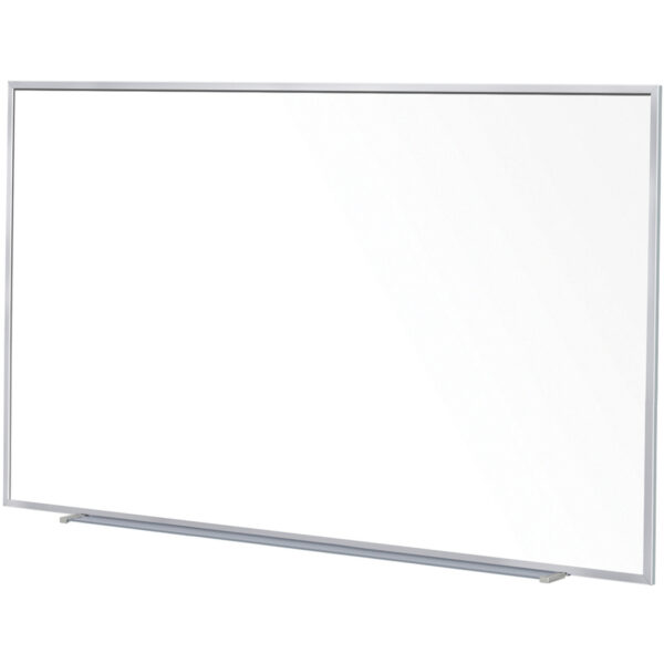 Ghent Magnetic Projection Porcelain Whiteboard - Aluminum Frame - 5'H x 8'W