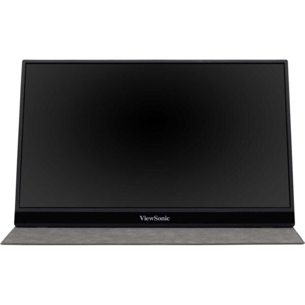 ViewSonic VG1655 15.6 Inch 1080p Portable Monitor with 2 Way Powered 60W USB C, IPS, Eye Care, Dual Speakers, Built in Stand with Smart Cover
