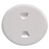 Beckson 5" Twist-Out Deck Plate - White