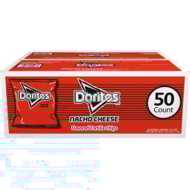 DORITOS Nacho Cheese Tortilla Chips 1 oz  50 Count