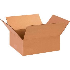 Global Industrial™ Flat Cardboard Corrugated Boxes 13""L x 11""W x 5""H Kraft
