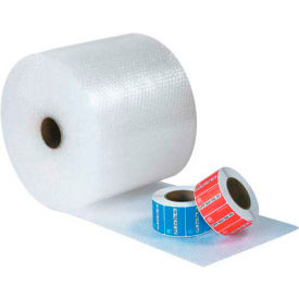 Global Industrial™ UPSable Non Perforated Bubble Roll 12""W x 188'L x 5/16"" Bubble Clear 4/Pk