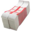 Sparco Color-Coded Quick Stick Currency Band BS500WK 500 in 5 Bills Red 1000 Bands/Pack