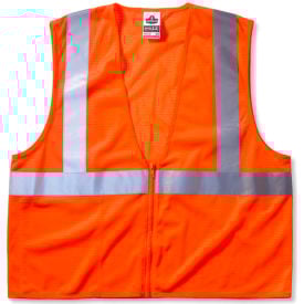 Ergodyne® GloWear® 8210Z Class 2 Economy Vest Orange S/M