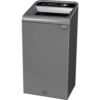 Rubbermaid® Configure Decorative Steel Trash Can Landfill Lid 23 Gallon Grey Stenni
