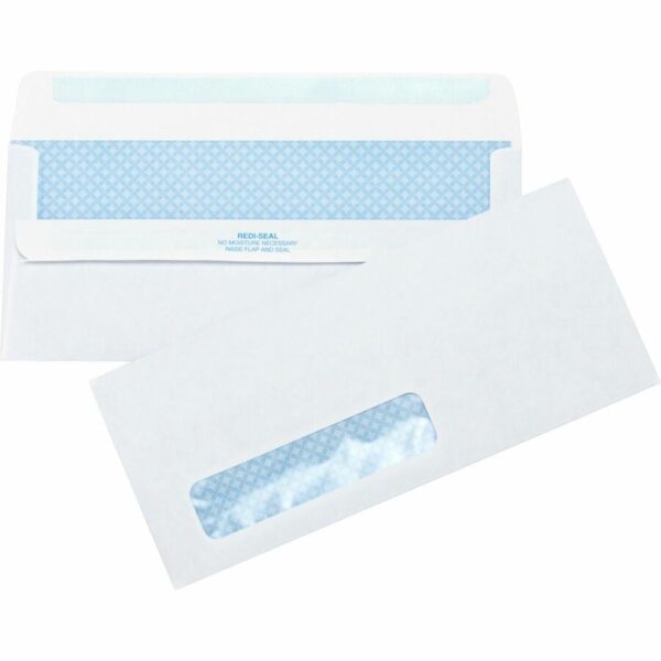Envelopes — Universal One® Self Seal Business Window Envelopes Security Tint 9-1/2″”Wx4-1/8″”H Wht 500/Pk