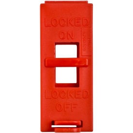 Brady® 65392 Wall Switch Lockouts, Red, Each