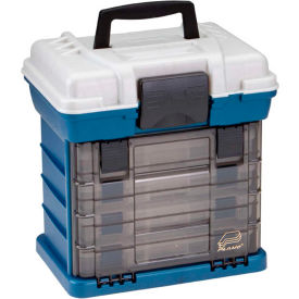Plano Molding 136400 Drawer Rack System (1) L (4) S Boxes, 13-5/16"L x 10"W x 13-11/16"H Blue/Silver
