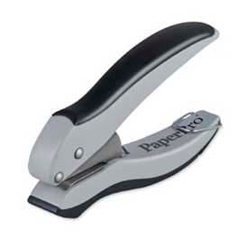 PaperPro® 1-Hole Punch, 10 Sheet Capacity, Black/Gray