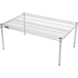 Nexel® Poly-Z-Brite® Wire Dunnage Rack - 30""W x 18""D x 14""H