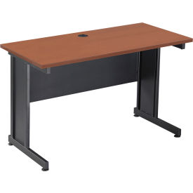 Interion® Traditional Office Desk 36""W x 24""D x 30""H Cherry
