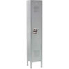 Global Industrial Infinity® 1-Tier 1 Door Locker 12""W x 12""D x 78""H Gray Assembled