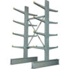 Global Industrial Double Sided Cantilever Rack Starter 2"" Lip48""Wx65""Dx96""H - Best Value Series