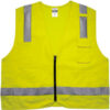 Ergodyne 8262FRZ L/XL Lime Hi-Vis FR Surveyor Vest - Class 2 NFPA 70E Mesh