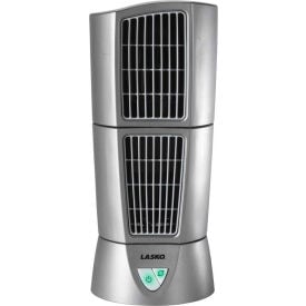 Lasko 4910 6" Wind Tower® Desktop Fan, 3-Speed, 110V, Platinum