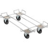 Global Industrial Wire Rack Accessory 36 x 20 Dolly Base - 5 Poly Swivel Casters for 36""W Bins