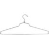 19"" L Steel Blouse And Dress Hanger W/ Regular Hook - Chrome