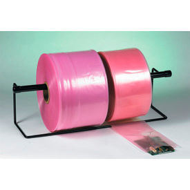 Global Industrial™ Anti Static Poly Tubing 6""W x 1075'L 4 Mil Pink 1 Roll