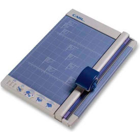 CARL® Professional Rotary Trimmer 12"" Cutting Length 10 Sheet Capacity Gray