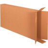 Global Industrial Side Loading Cardboard Corrugated Boxes 28""L x 6""W x 52""H Kraft
