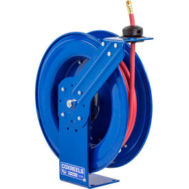 Coxreels SH-N-350 3/8""x50' 300 PSI Heavy Duty Spring Retractable Low Pressure Hose Reel