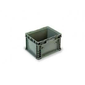 ORBIS Stakpak NXO1215-9 Modular Straight Wall Container 12""L x 15""W x 9-1/2""H Gray