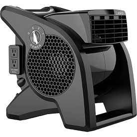 Lasko Pivoting Blower Utility Fan 3 Speed Black
