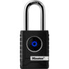 Master Lock® No. 4401LHEC Business Applications Bluetooth Outdoor Padlock - 2"" Shackle - Black