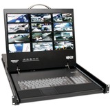 Tripp Lite by Eaton NetCommander 16-Port Cat5 KVM over IP Switch - 19 in. LCD, 1 Remote + 1 Local User, 1U Rack-Mount