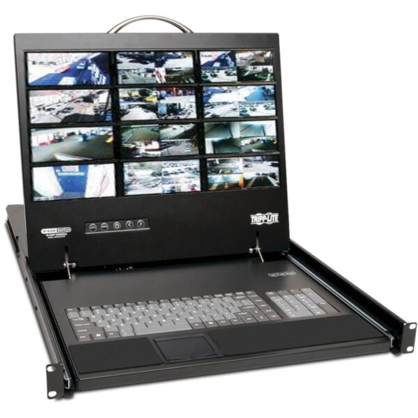 Tripp Lite by Eaton NetCommander 16-Port Cat5 KVM over IP Switch - 19 in. LCD, 1 Remote + 1 Local User, 1U Rack-Mount