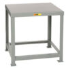 Little Giant® Stationary Machine Table W/ Angled Leg Steel Square Edge 30""W x 28""D Gray