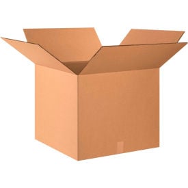 Global Industrial HD Double Wall Cardboard Corrugated Boxes 24""L x 24""W x 20""H Kraft