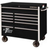 Extreme Tools RX412511RCBK Professional 41-1/2"" x 25""D x 40-1/2""H 11 Drawer Black Roller Cabinet