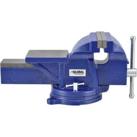Global Industrial™ 8"" Jaw Width General Purpose Bench Vise W/ Swivel Base