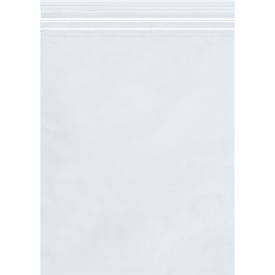 Global Industrial™ Double Track Seal Top Reclosable Poly Bags 13""Wx18""L 4 Mil Clear  500Pk