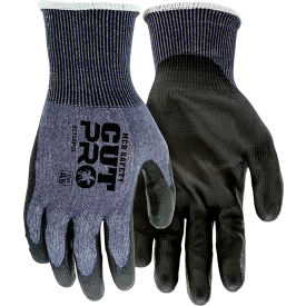 MCR Safety Cut Pro Gloves PU Coated Palm/Fingers Cut A5 Abrasion 4 Puncture 4 1 Pair