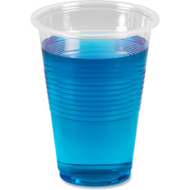 Boardwalk® Plastic Cold Drink Cups Polypropylene 16 oz Translucent Pack of 50