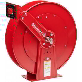 Reelcraft PW81000 OHP 3/8""x100' 5000 PSI Spring Retractable Pressure Wash Hose Reel