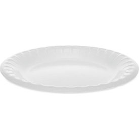 Pactiv Evergreen™ Placesetter Deluxe Laminated Foam Plate 6"" Dia. White Pack of 1000